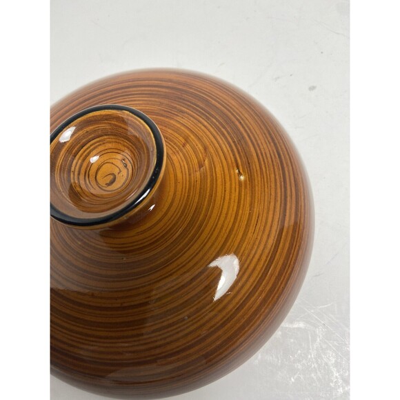 Vintage Brittany Nasco Bean Pot Soup Tureen W Lid and Handles Brown Oven Proof - Picture 10 of 11